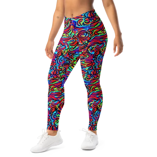 Lava Pulse on a Leggings