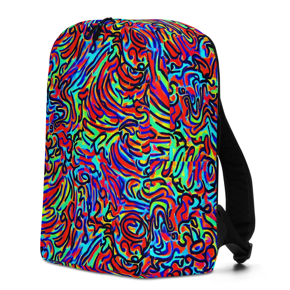 Lava Pulse on Minimalist Backpack — Left