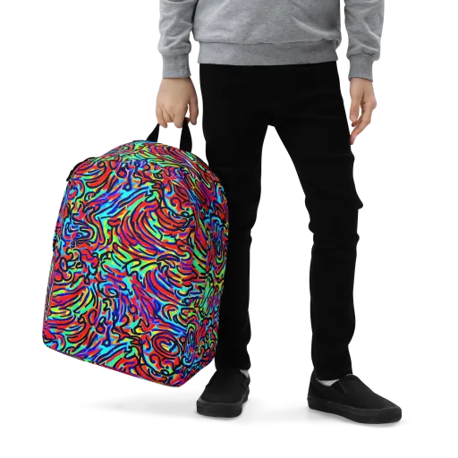 Lava Pulse on a Minimalist Backpack