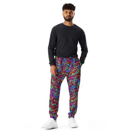 Lava Pulse on a Men's Joggers