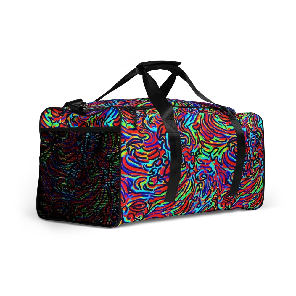 Lava Pulse on Duffle Bag — Right Front