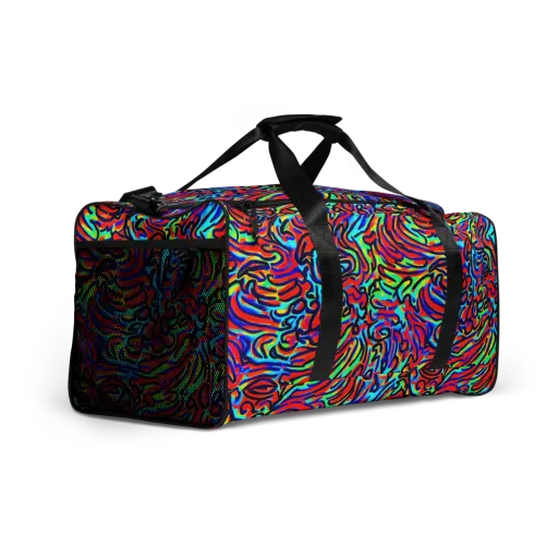 Lava Pulse on a Duffle Bag