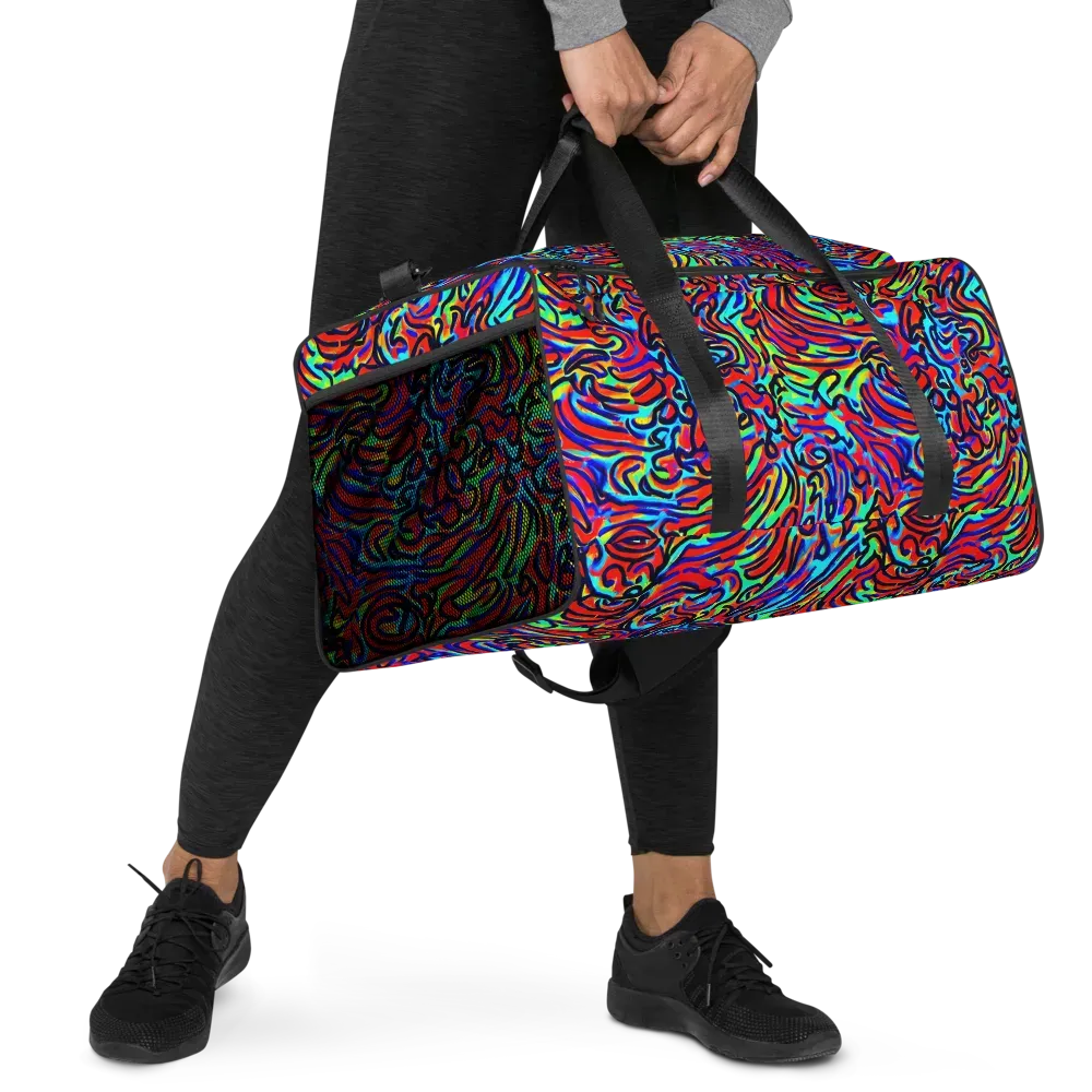 Lava Pulse on Duffle Bag — Right Front