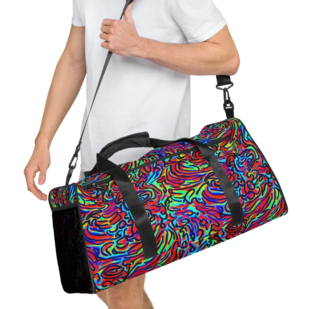 Lava Pulse on Duffle Bag — Right Front