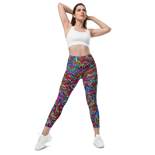 Lava Pulse on a Leggings with Pockets
