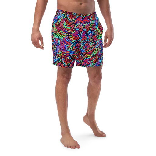 Lava Pulse on a Swim Trunks