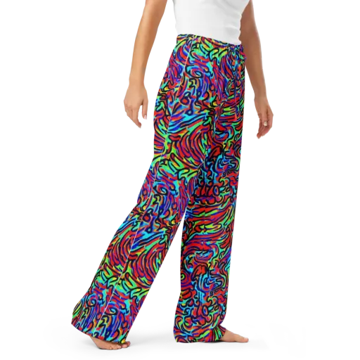 Lava Pulse on a Women's Pajama Pants