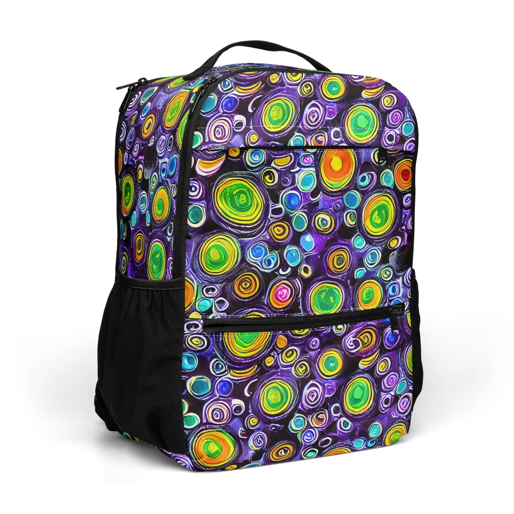 Galaxy Ripple on Utility Backpack — Right Front