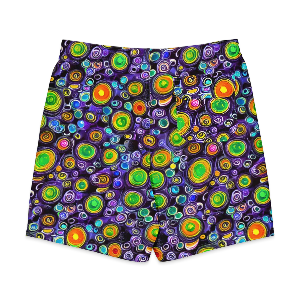 Galaxy Ripple on Men's Board Shorts — Back