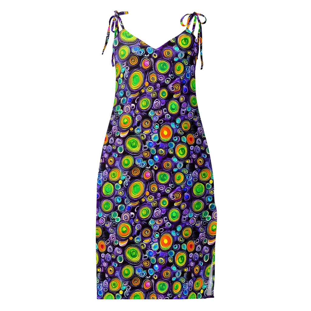 Galaxy Ripple on Slip Dress — Front