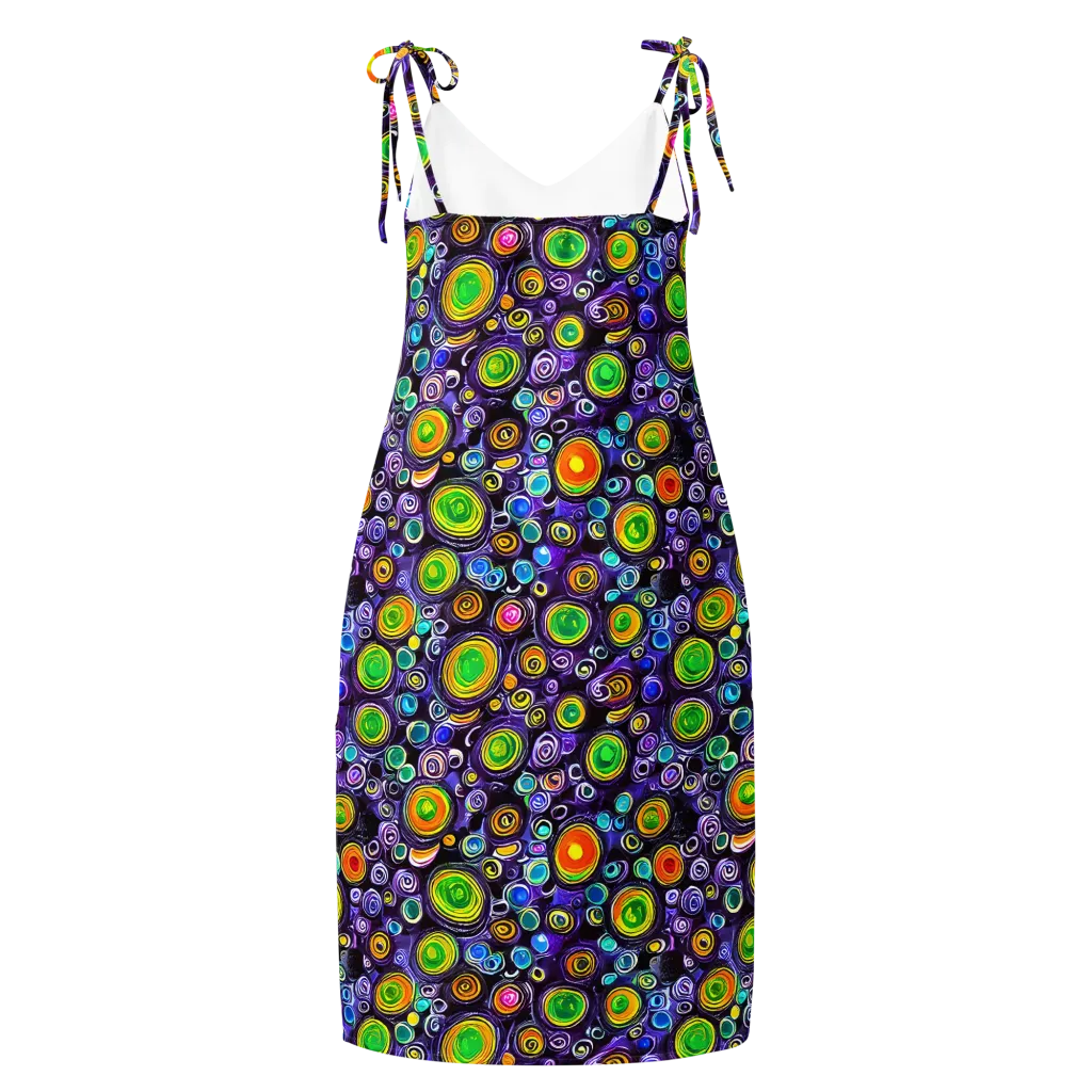 Galaxy Ripple on Slip Dress — Back