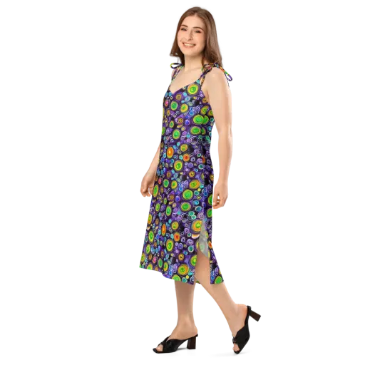 Galaxy Ripple on a Slip Dress