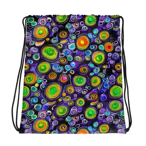 Galaxy Ripple on a Drawstring Bag