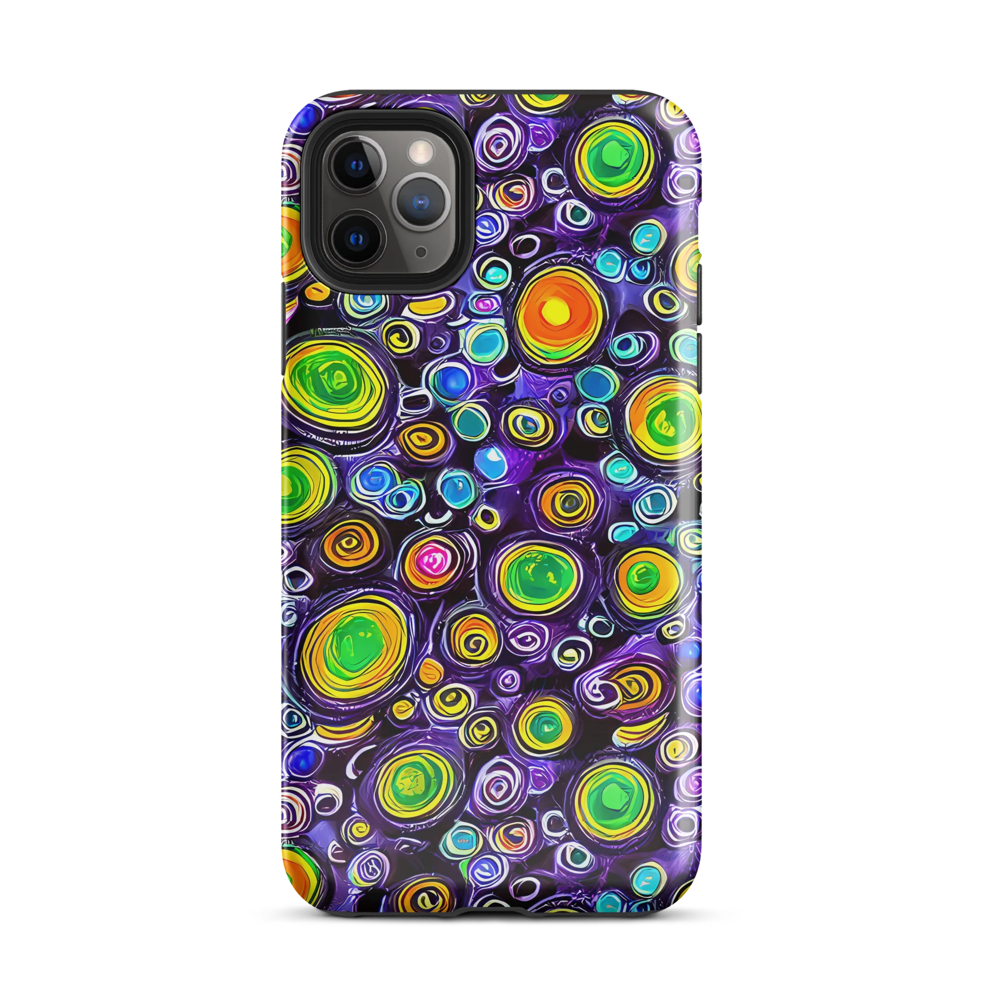 Galaxy Ripple on Tough Case for iPhone® — Front