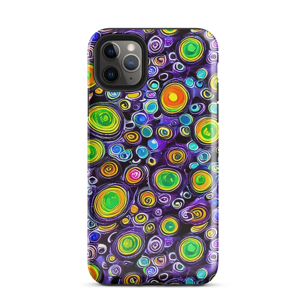 Galaxy Ripple on Tough Case for iPhone® — Front