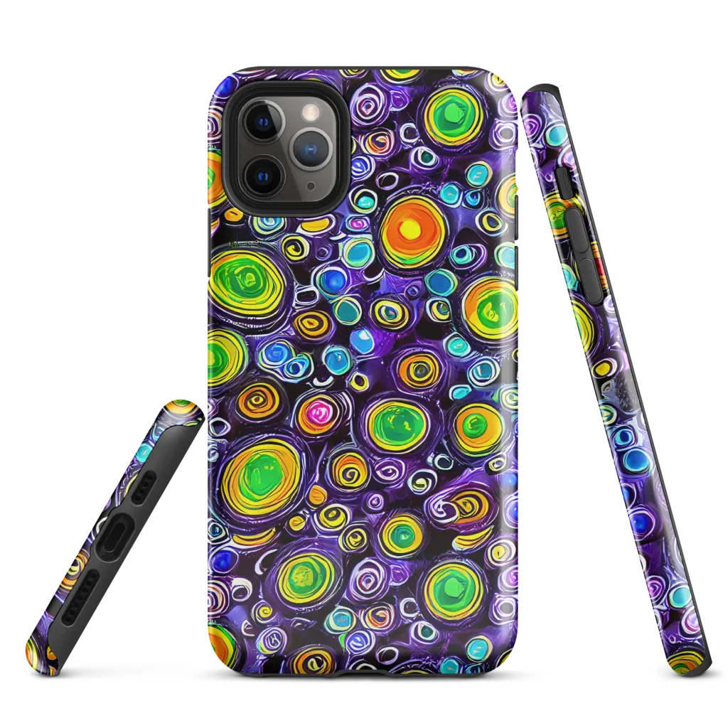 Galaxy Ripple on Tough Case for iPhone® — Front