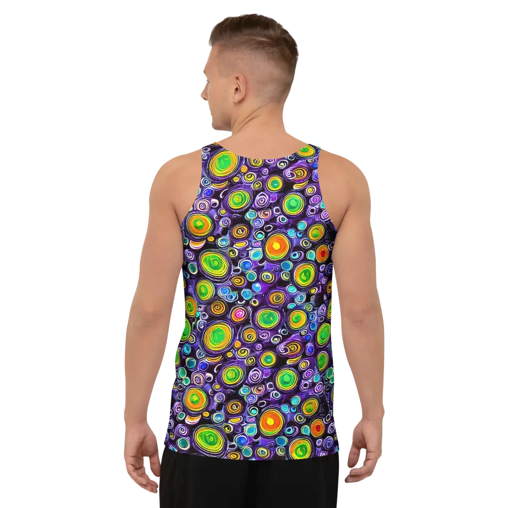 Galaxy Ripple on Men's Tank Top — Back
