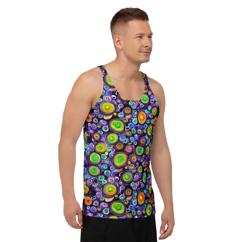 Galaxy Ripple on Men's Tank Top — Right Front