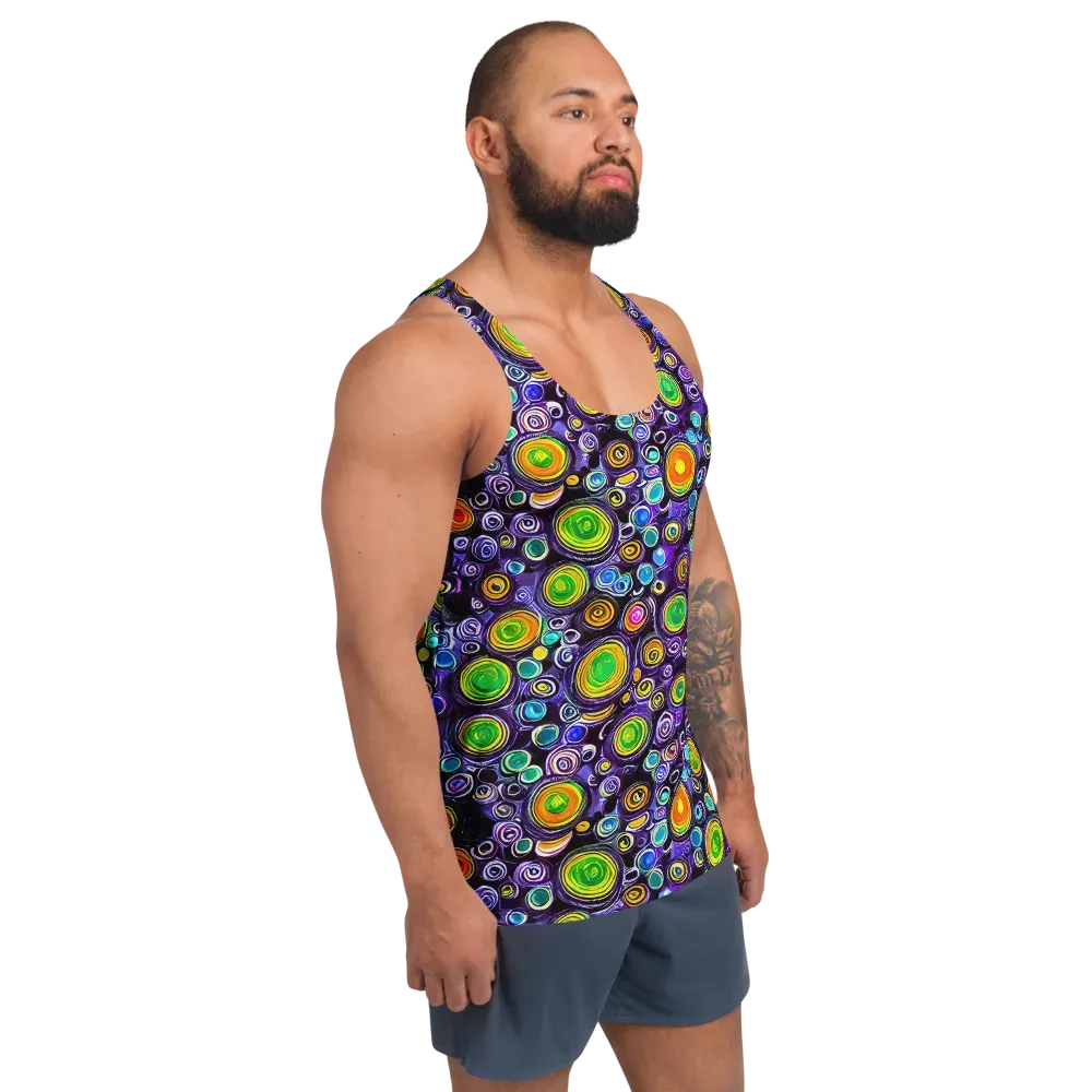 Galaxy Ripple on Men's Tank Top — Right Front