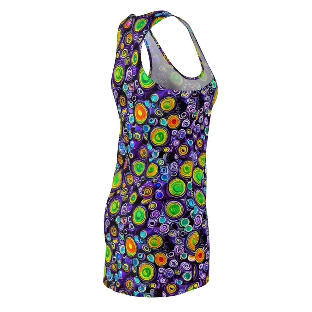 Galaxy Ripple on Racerback Dress — Back Side