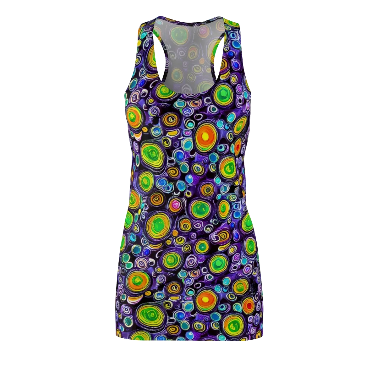 Galaxy Ripple on Racerback Dress — Front