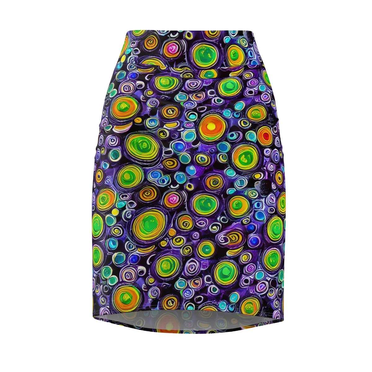 Galaxy Ripple on Pencil Skirt — Front