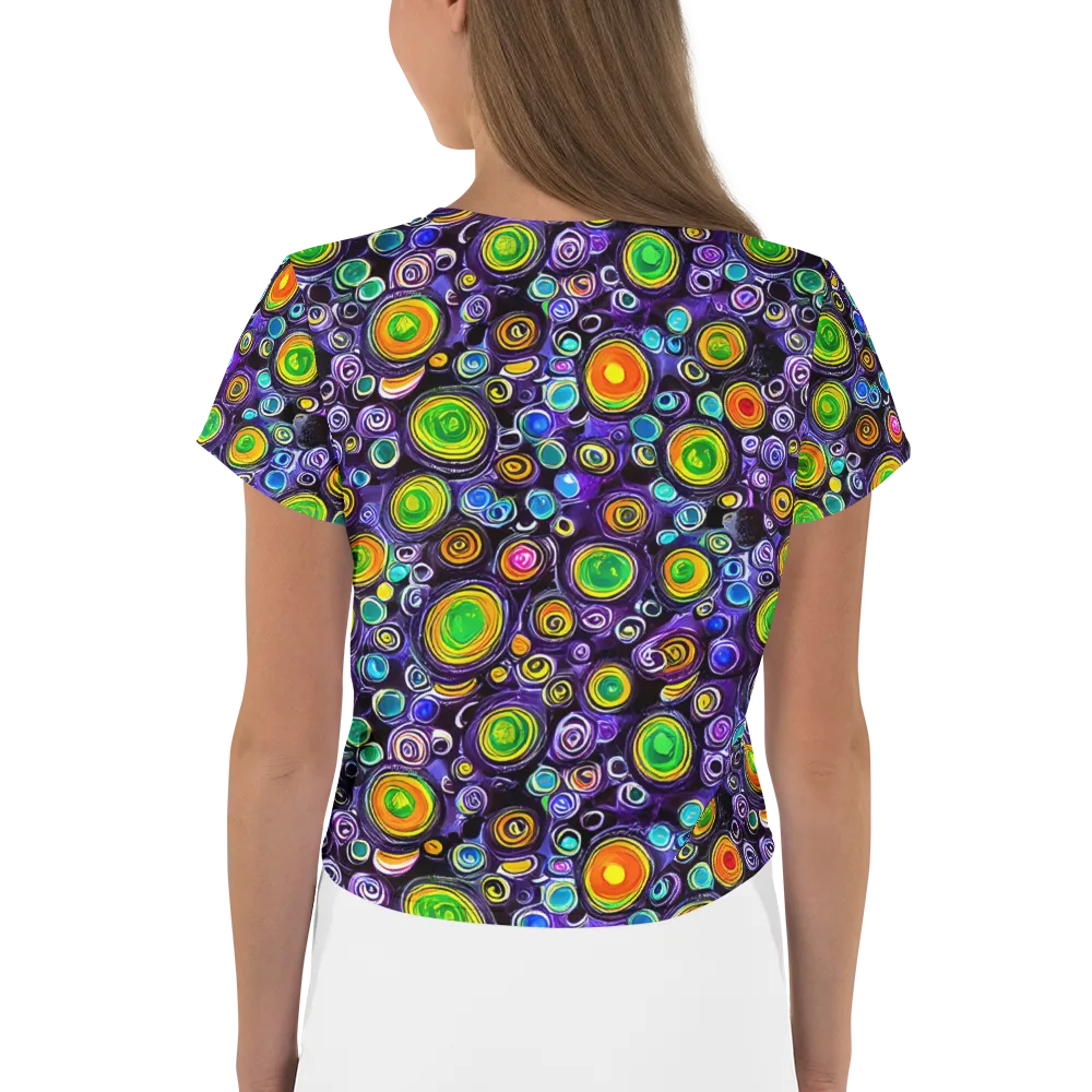 Galaxy Ripple on Crop Tee — Back