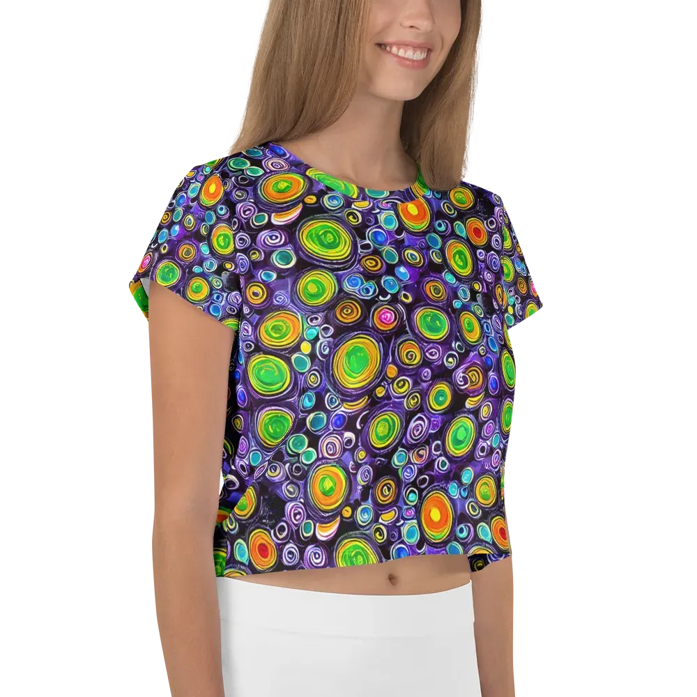 Galaxy Ripple on Crop Tee — Right