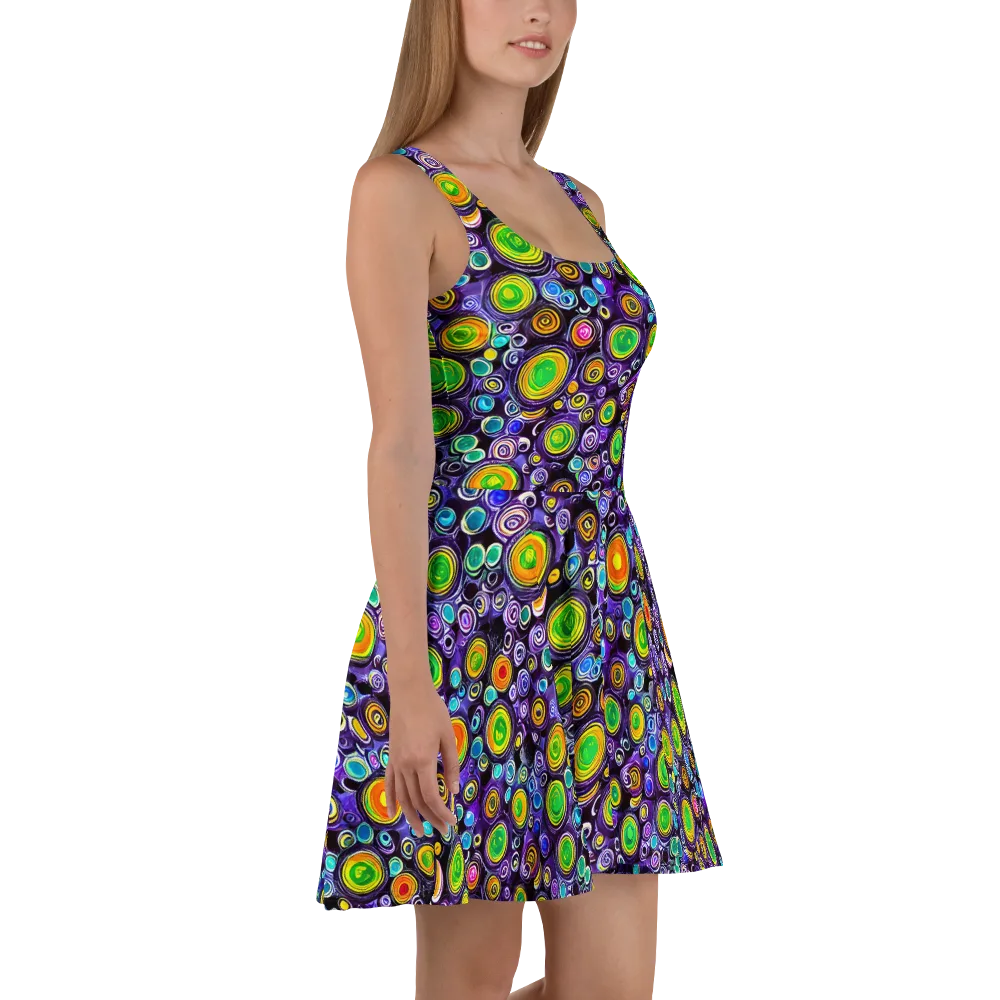 Galaxy Ripple on Skater Dress — Right