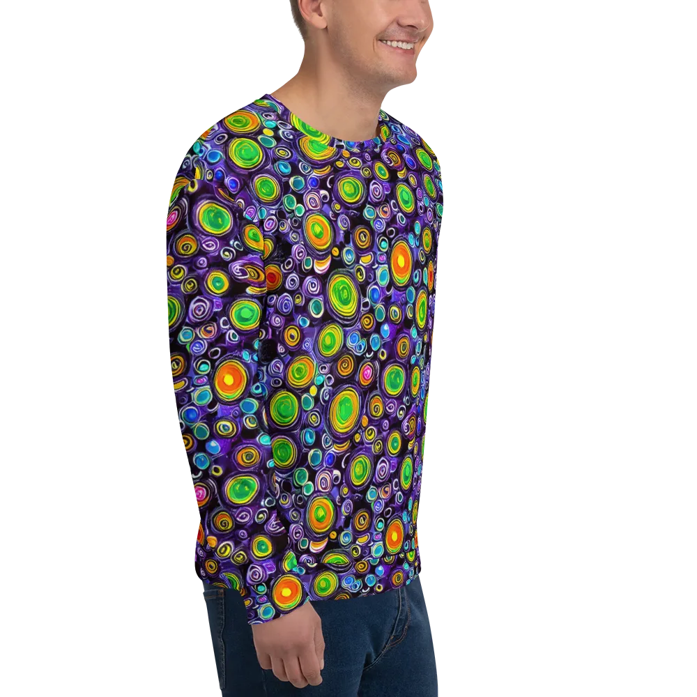 Galaxy Ripple on Sweatshirt — Right Front