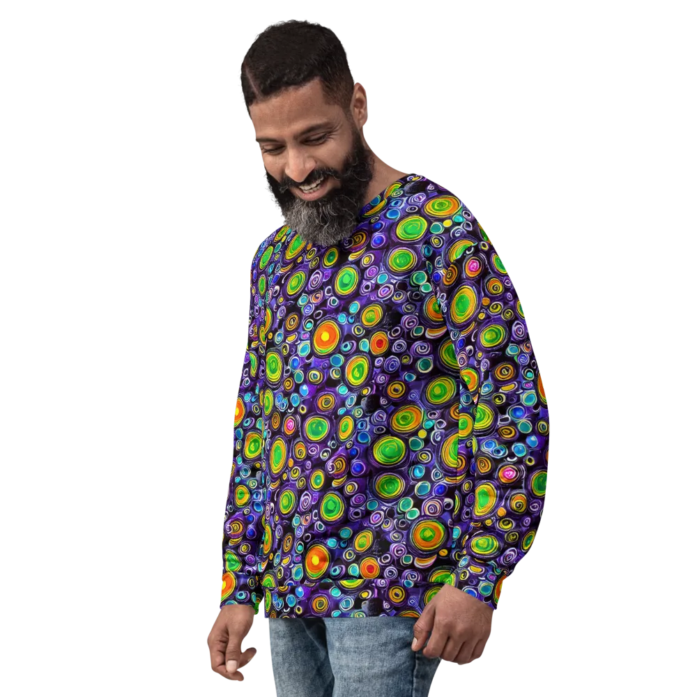 Galaxy Ripple on Sweatshirt — Left Front