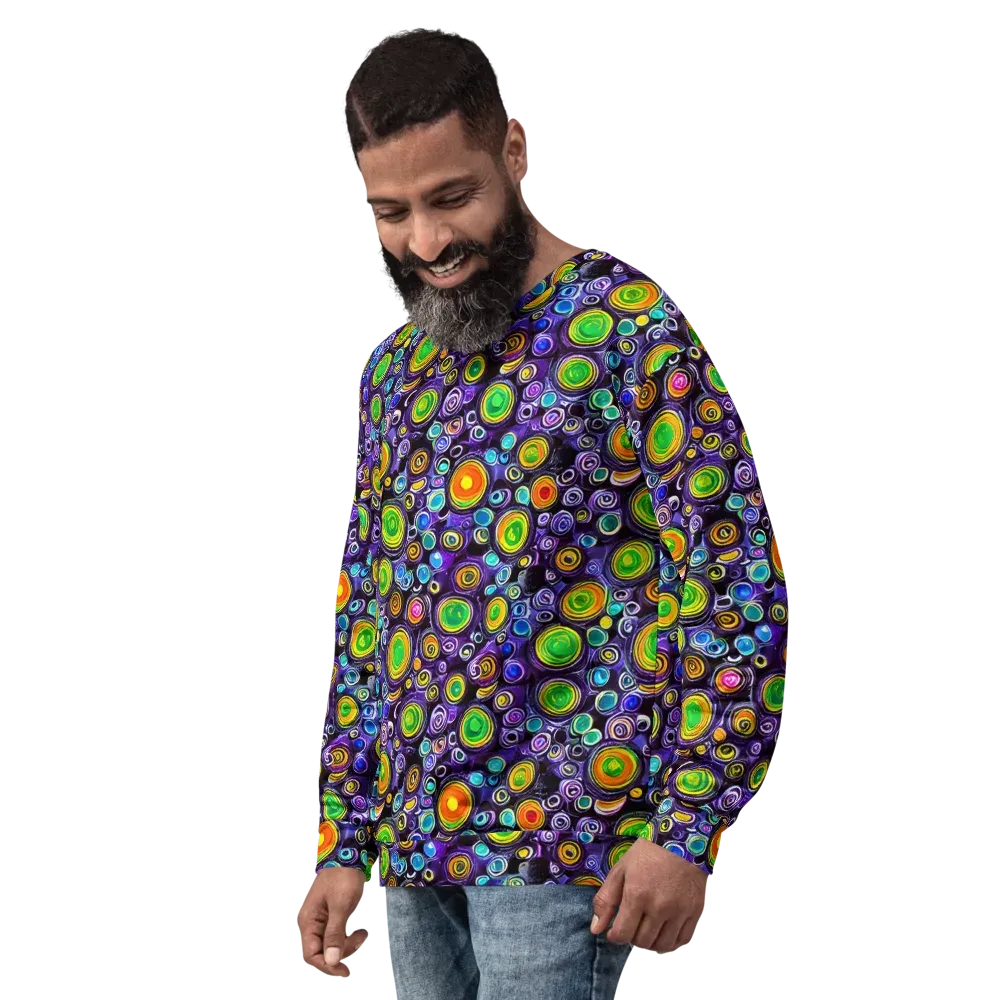 Galaxy Ripple on Sweatshirt — Left Front