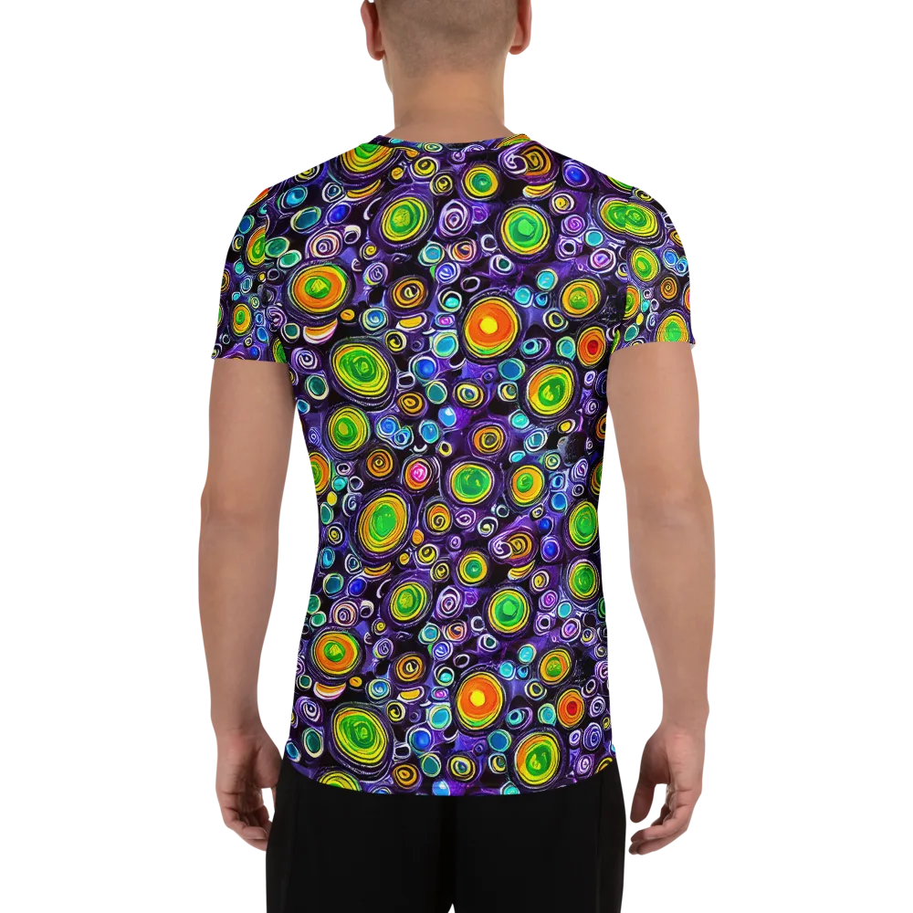 Galaxy Ripple on Men's Athletic T-Shirt — Back