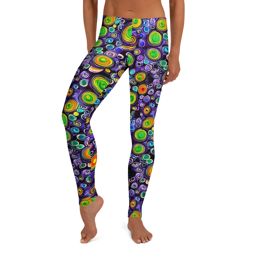 Galaxy Ripple on Leggings — Front
