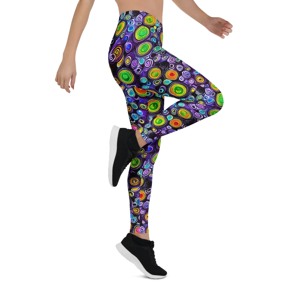 Galaxy Ripple on Leggings — Right