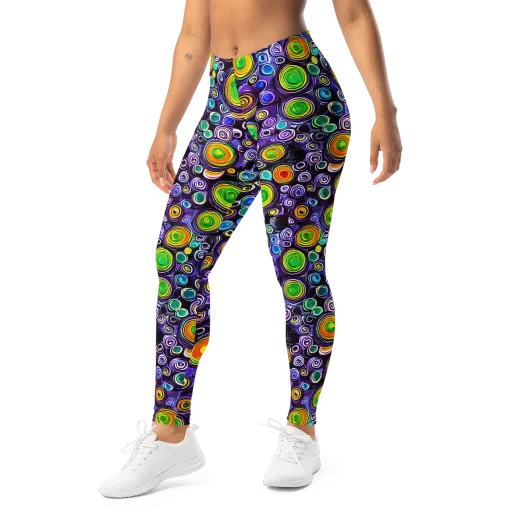 Galaxy Ripple on a Leggings