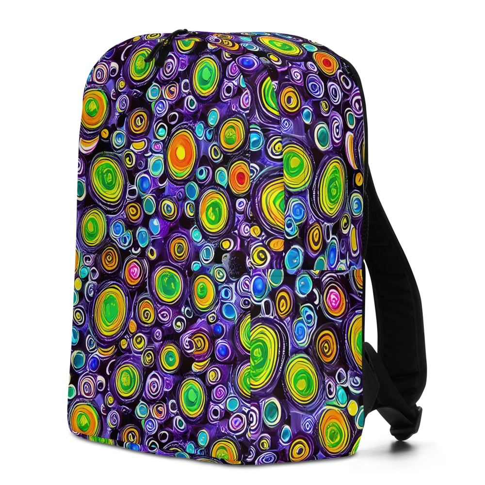 Galaxy Ripple on Minimalist Backpack — Left
