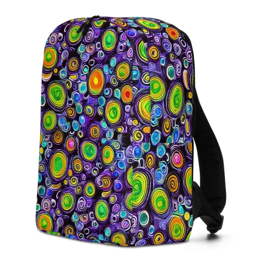 Galaxy Ripple on a Minimalist Backpack