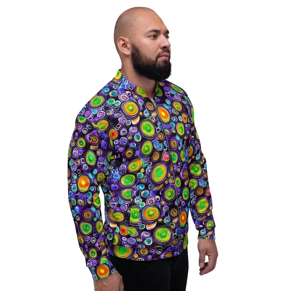 Galaxy Ripple on Bomber Jacket — Right