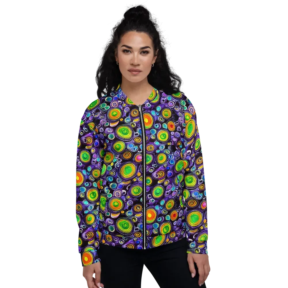 Galaxy Ripple on Bomber Jacket — Front