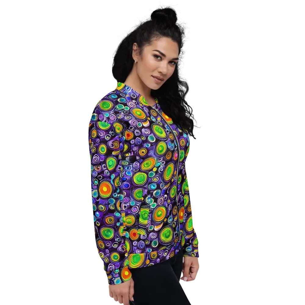 Galaxy Ripple on Bomber Jacket — Right
