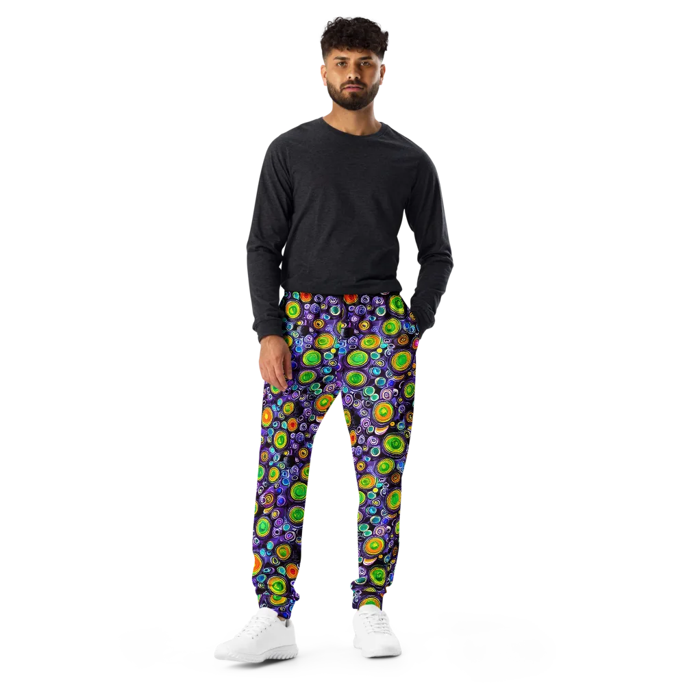 Galaxy Ripple on Men's Joggers — Front