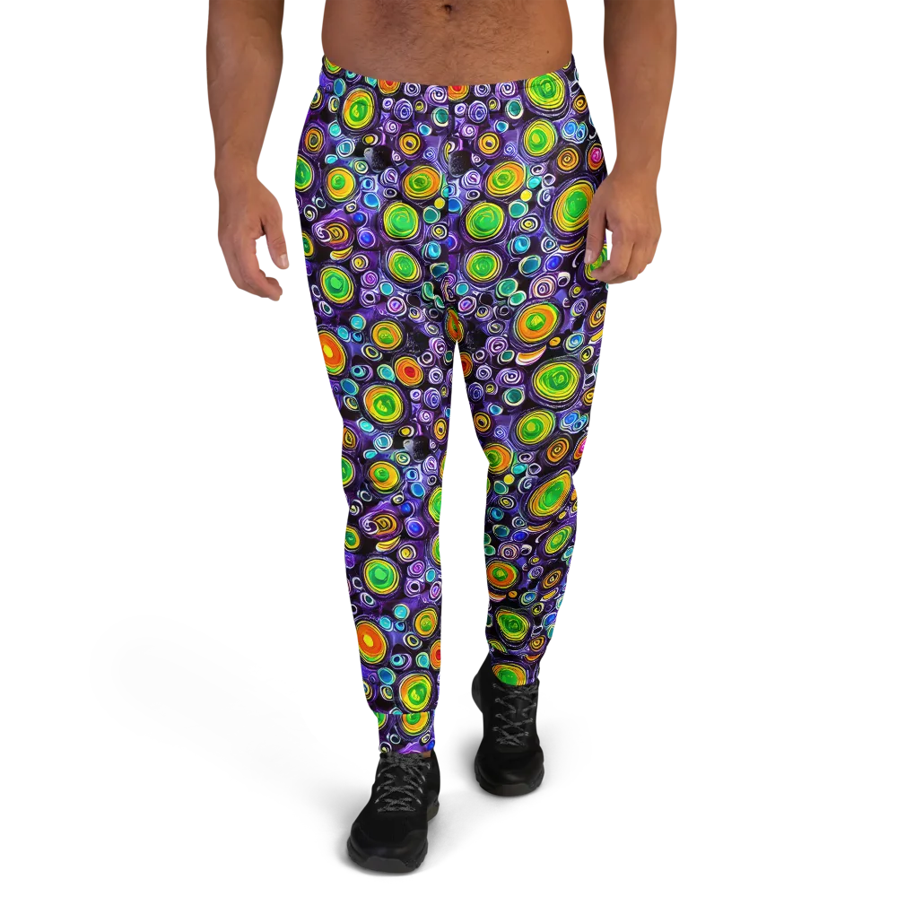 Galaxy Ripple on Men's Joggers — Front