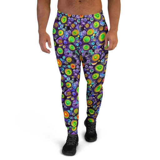 Galaxy Ripple on a Men's Joggers