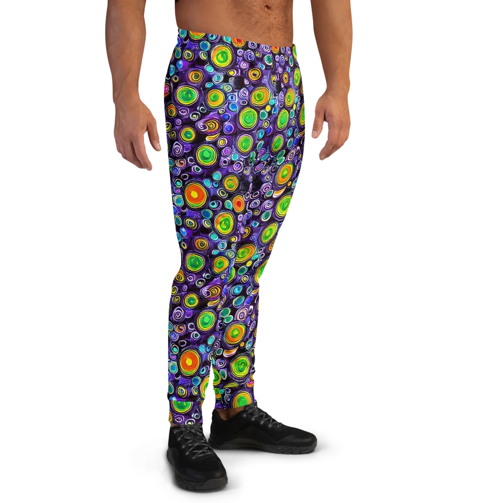Galaxy Ripple on Men's Joggers — Right