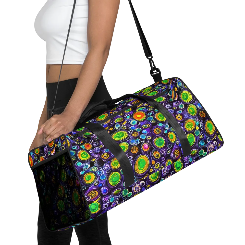 Galaxy Ripple on Duffle Bag — Front