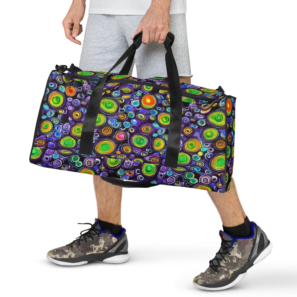 Galaxy Ripple on Duffle Bag — Front