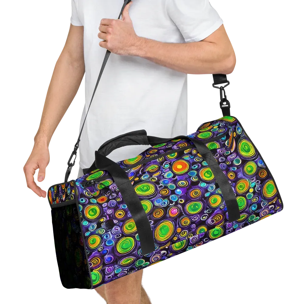 Galaxy Ripple on Duffle Bag — Right Front