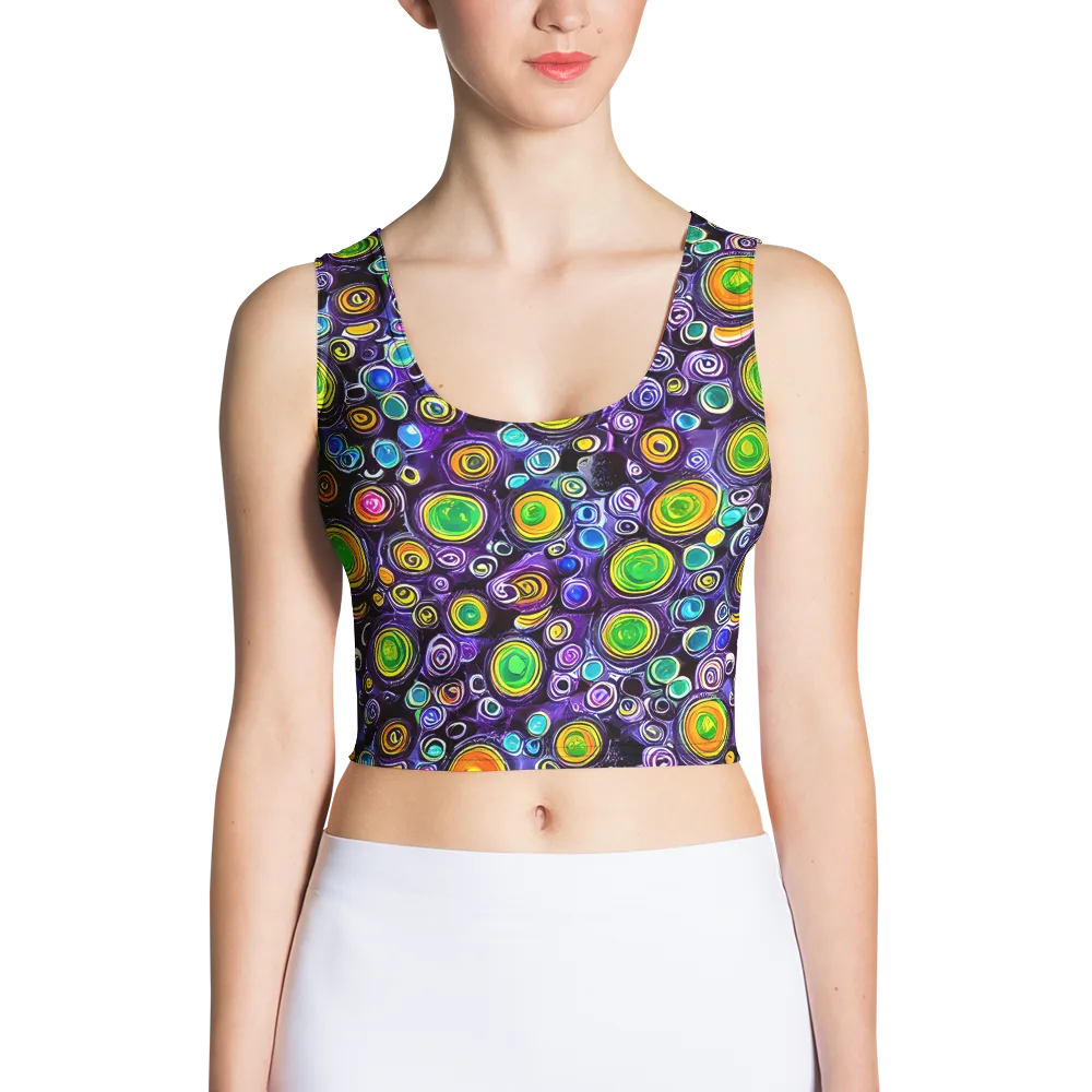 Galaxy Ripple on Crop Top — Front