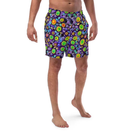 Galaxy Ripple on a Swim Trunks